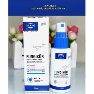 Fungikur thuốc trị ghẻ nấm viêm da cho chó mèo