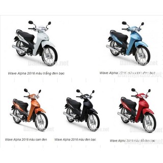 BỘ NHỰA WAVE ANPHA -2016-T10
