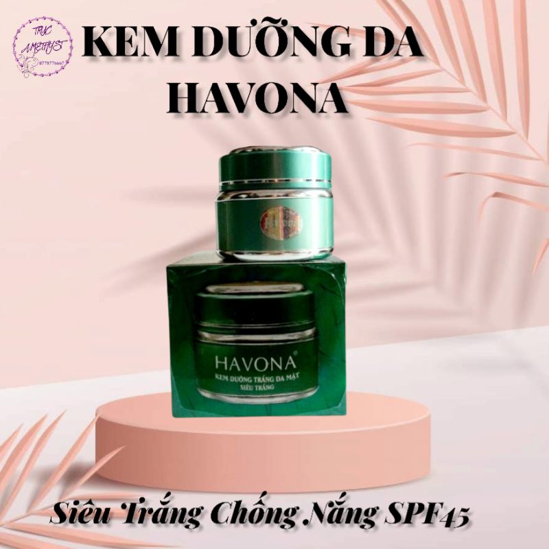 KEM DƯỠNG TRẮNG DA HAVONA SIÊU TRẮNG SPF45