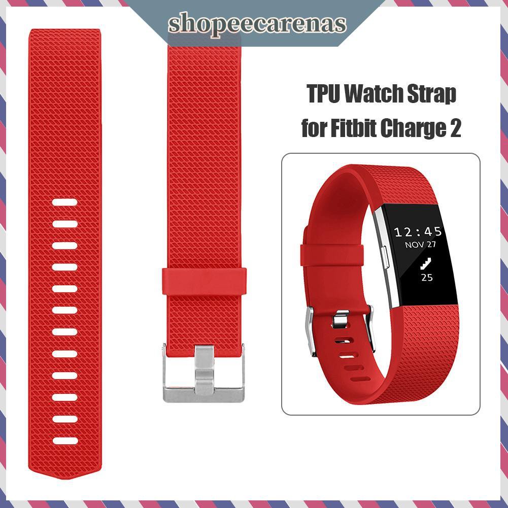 Dây Đeo Tpu Size S Cho Đồng Hồ Thông Minh Fitbit Charge 2