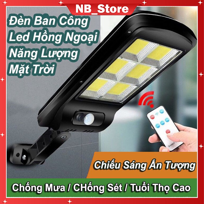 Đèn đường - đèn led năng lượng mặt trời sân vườn Solar Street Light cảm biến thông minh, tiết kiện điện