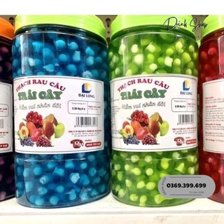 Thạch rau câu trái cây 3d đại long- hũ 2,5kg