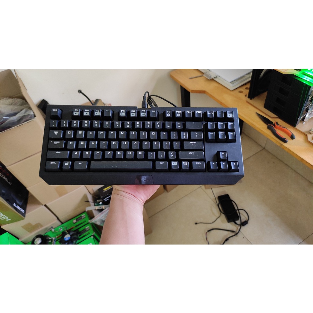 Bàn phím cơ game Razer Blackwidow - Bàn phím cơ chơi game giá rẻ chính hãng không led rgb