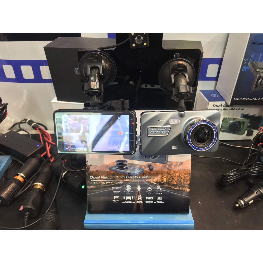 Camera Hành Trình Ô Tô MMX M1 Màn Hình Cảm Ứng -Camera Hành Trình Giá Rẻ Góc Quay 170 Độ Cảm Biến Va Chạm, Bảo Hành 12T | BigBuy360 - bigbuy360.vn