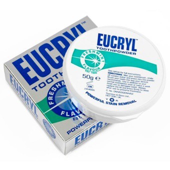 Bột tẩy trắng răng Eucryl Toothpowder Freshmint Flavour 50g