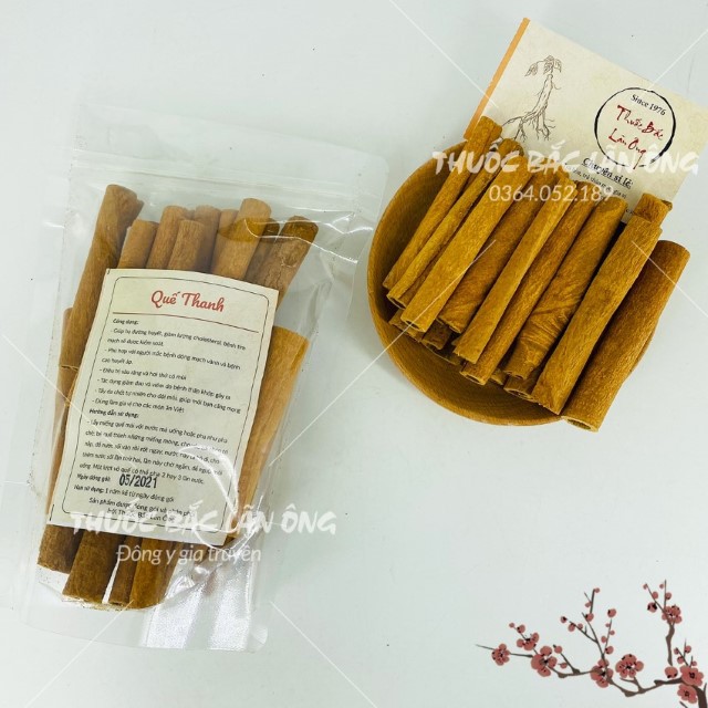 Quế Thanh Cạo Vỏ 100g (Trà Quế)