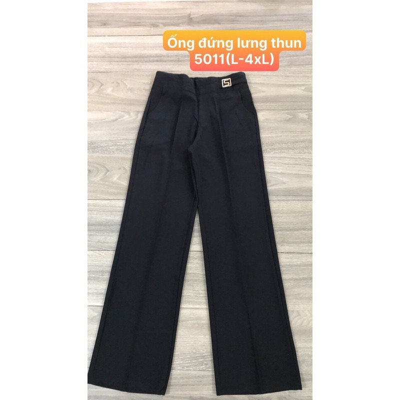 Quần Kiểu Nữ Ống Đứng Dài  Lưng Thun Hàng Quảng Châu Cao Cấp