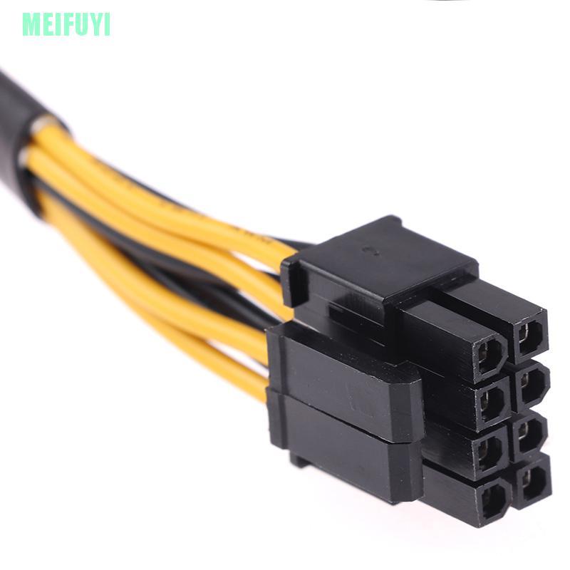 POWER 1 Dây Cáp Chuyển Đổi Từ 20cm 4pin Sang 8pin Cpu