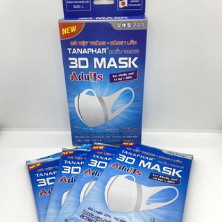 Khẩu trang 3D Mask Tanaphar hộp 10 chiếc ( trẻ em ,người lớn )
