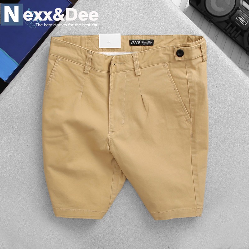 Quần short nam, short kaki nam thể thao có size lớn big size cao cấp Nexx&Dee QS01