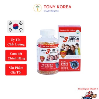 Tinh dầu cá hồi omega 3 dành cho cả gia đình, hàn quốc, hộp 300 viên
