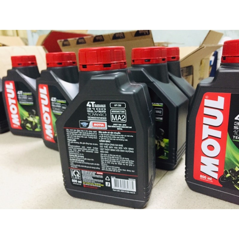 Nhớt Motul 3100 Silver 10W40 SM/MA2 cao cấp dành cho xe số