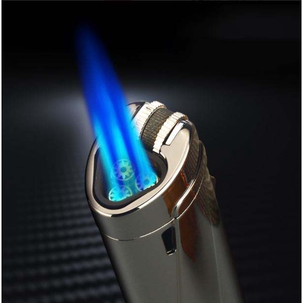 Bat lua khò gas 3 tia mạnh mẽ HP-023 nhiều màu HS