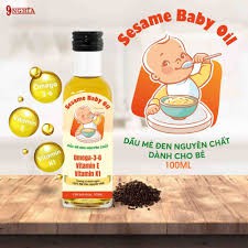 Dầu mè đen nguyên chất cho bé ăn dặm 100ml 9-Nghĩa