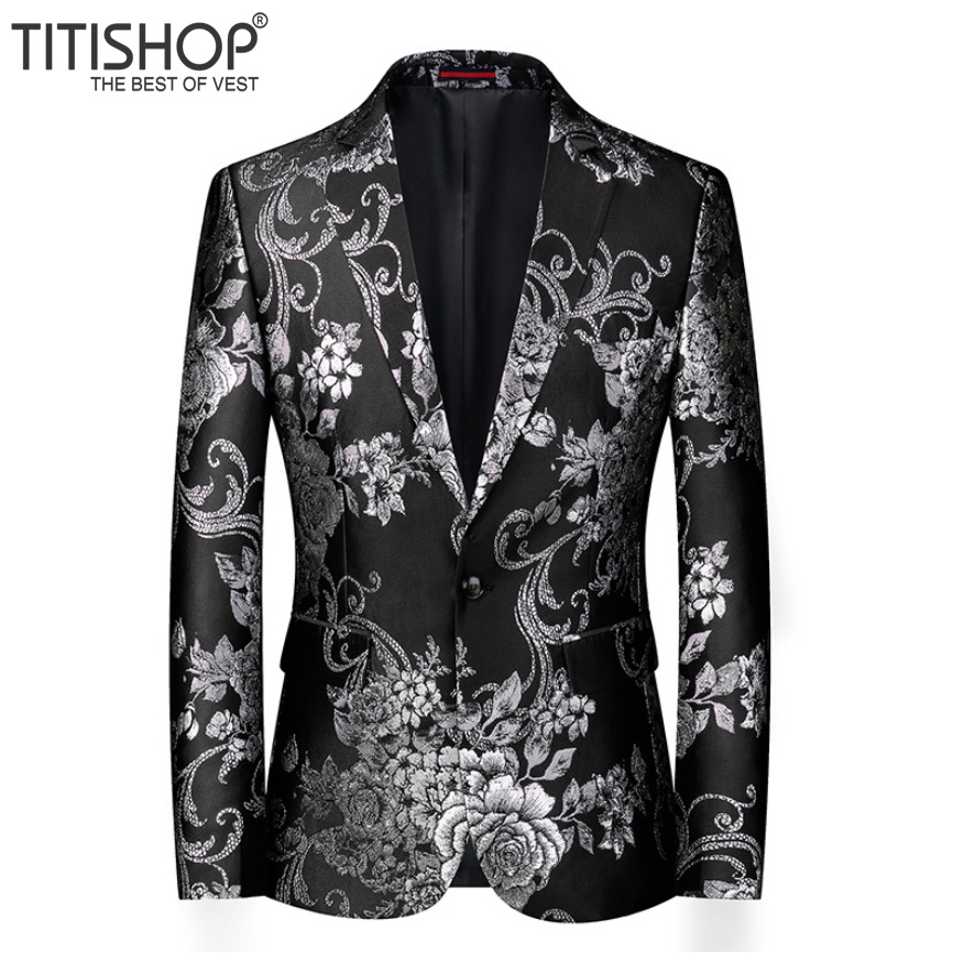 Áo vest nam Hoa văn Titishop ( Đặt 5 -7 Ngày )