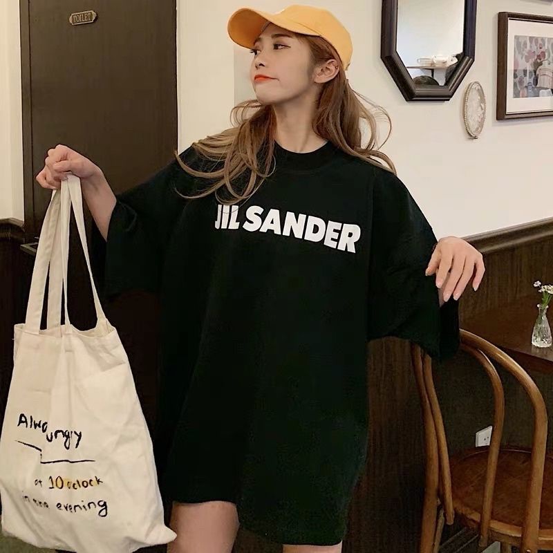 Áo thun tay lỡ 3 màu JIL SANDER