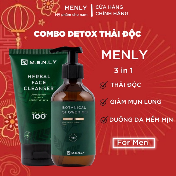 Combo chăm sóc cho nam giới Menly