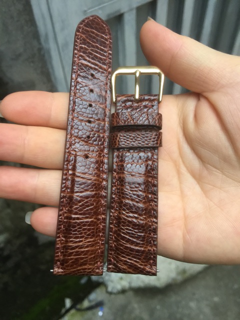 Dây da đồng hồ da đà điểu
