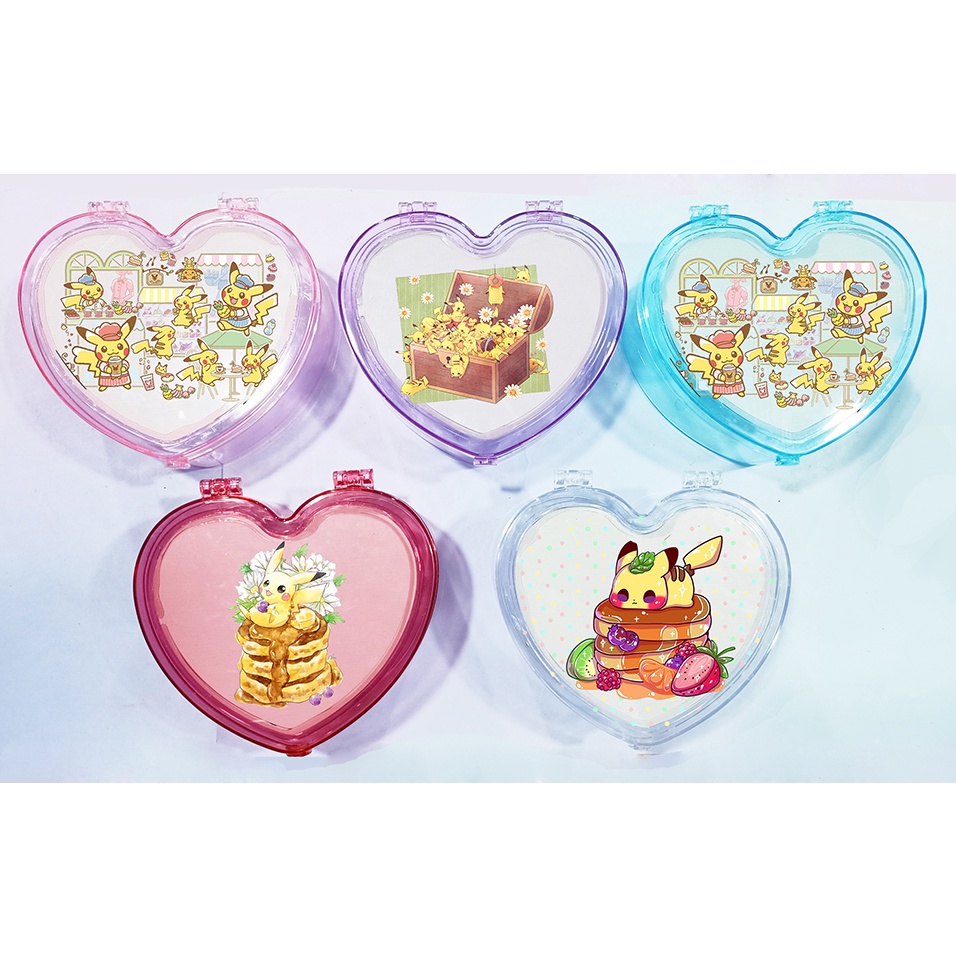 Hộp tim chuột vàng kèm gương HKG20 dễ thương cute đựng trang sức hoạt hình