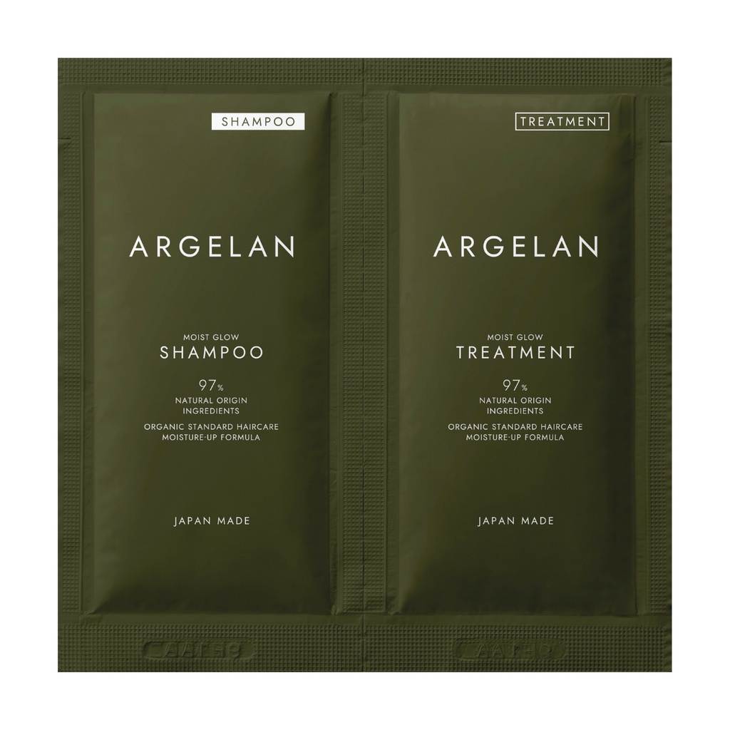 Bộ đôi gội xả dưỡng tóc bóng mượt mk Argelan gói dùng thử matsukiyo 20ml (10ml/gói)
