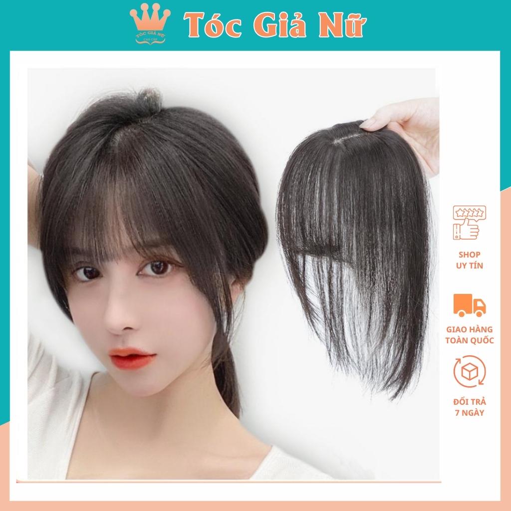 Tóc mái giả 3d tơ, có rãnh da đầu tự nhiên, che hói, che bạc, che khuyết điểm, PH01