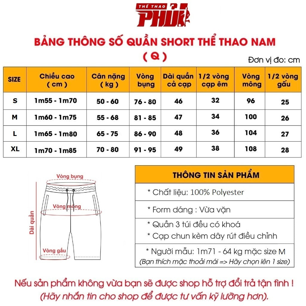 Quần Lửng Egan - Quần Short Nam Thể thao, Gym