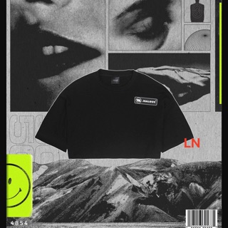 LN12 Áo croptop lô gô nhỏ