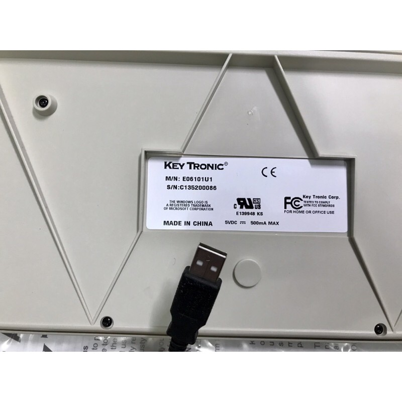Bàn phím Keytronic cổng kết nối USB- Hàng mới- Chính hãng (màu trắng) | BigBuy360 - bigbuy360.vn