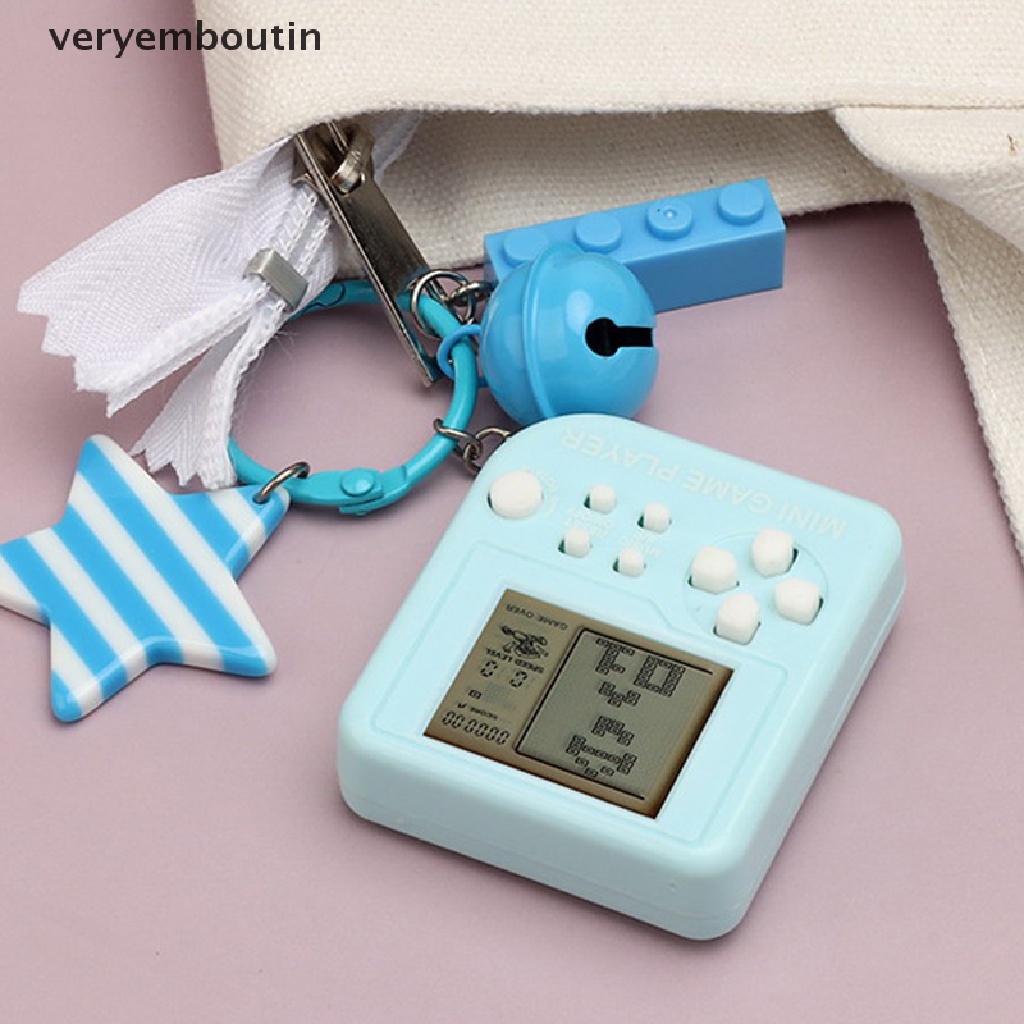 1 Máy Chơi Game Cầm Tay Mini Cổ Điển Hoài Niệm Kèm Móc Khóa