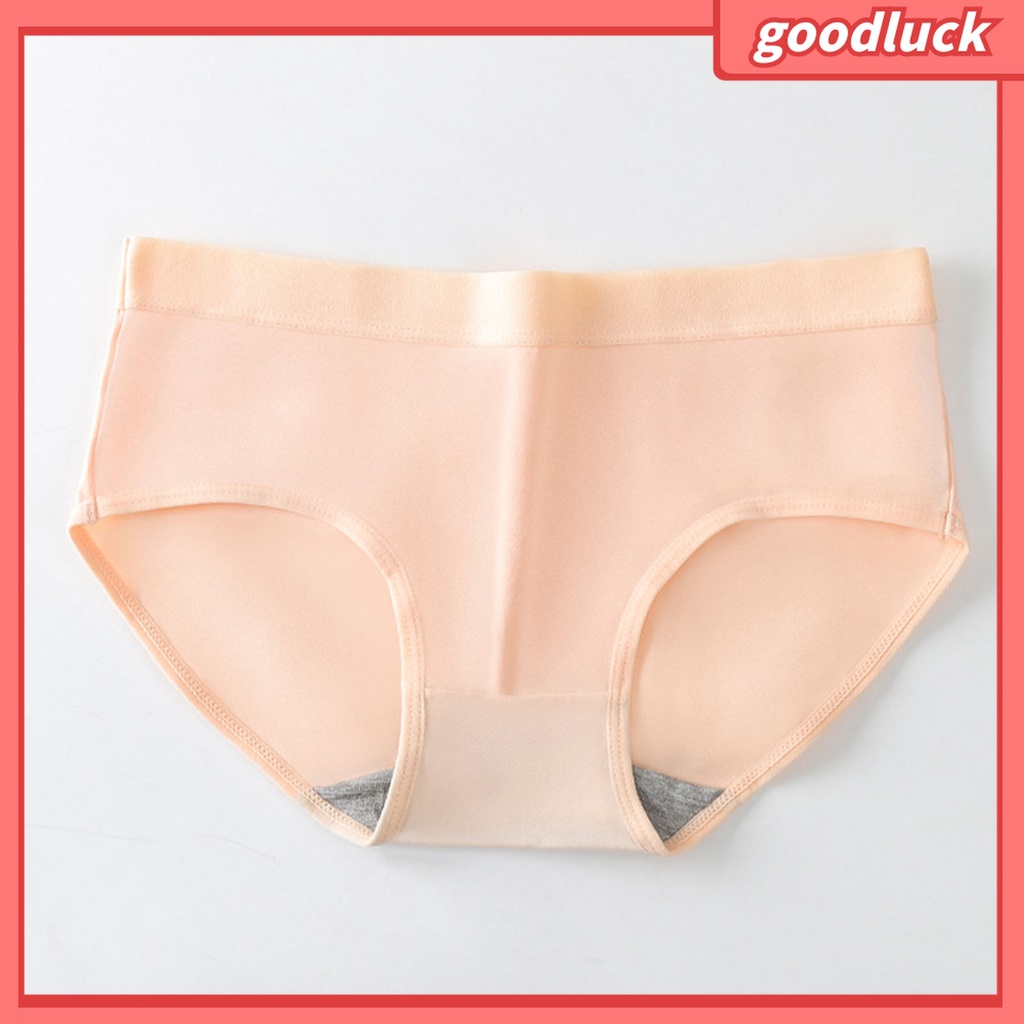 Quần Lót Cạp Vừa Màu Sắc Tinh Khiết Thoải Mái Có Size Lớn Dành Cho Nữ