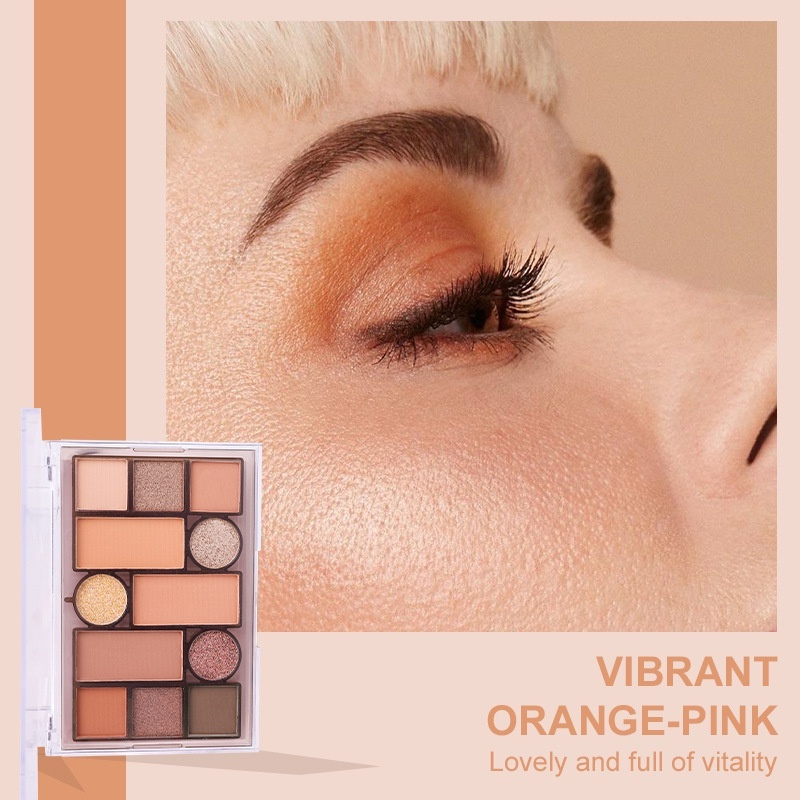 Bảng phấn mắt Miss lara 12 màu tông nhũ nội địa Trung và lì trang điểm chống nước lâu trôi cực hot trên Tiktok | BigBuy360 - bigbuy360.vn