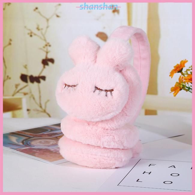 Chụp Tai Thỏ Giữ Ấm Mùa Đông Thiết Kế Dễ Thương Cho Bé