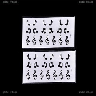 Hình xăm dán giả âm nhạc chống thấm nước