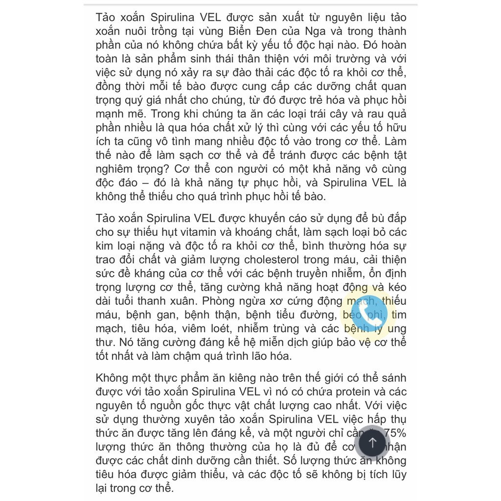 Tảo xoắn Spirulina Biển Đen của Nga | BigBuy360 - bigbuy360.vn