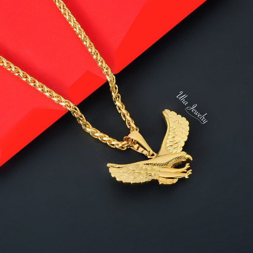 Mặt dây chuyền đại bàng Mạ Vàng 18K Cao Cấp UHA - Hàng Mới Về ( Giá Tốt Nhất ) DCNKM019