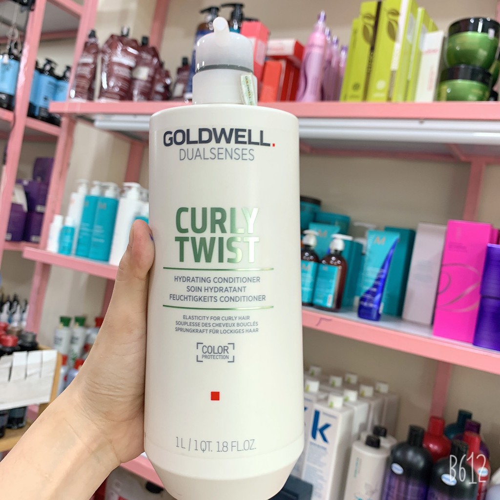 Dầu gội hoặc xả Goldwell Dualsenses Curly Twist chăm sóc và dưỡng ẩm cho tóc xoăn 1000ml (hàng chính hãng)