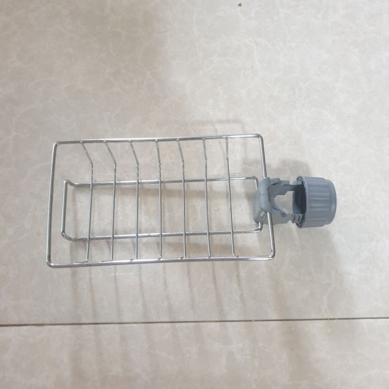 [SALE] Giỏ Inox Gắn Vòi Rửa Bát Tiện Lợi