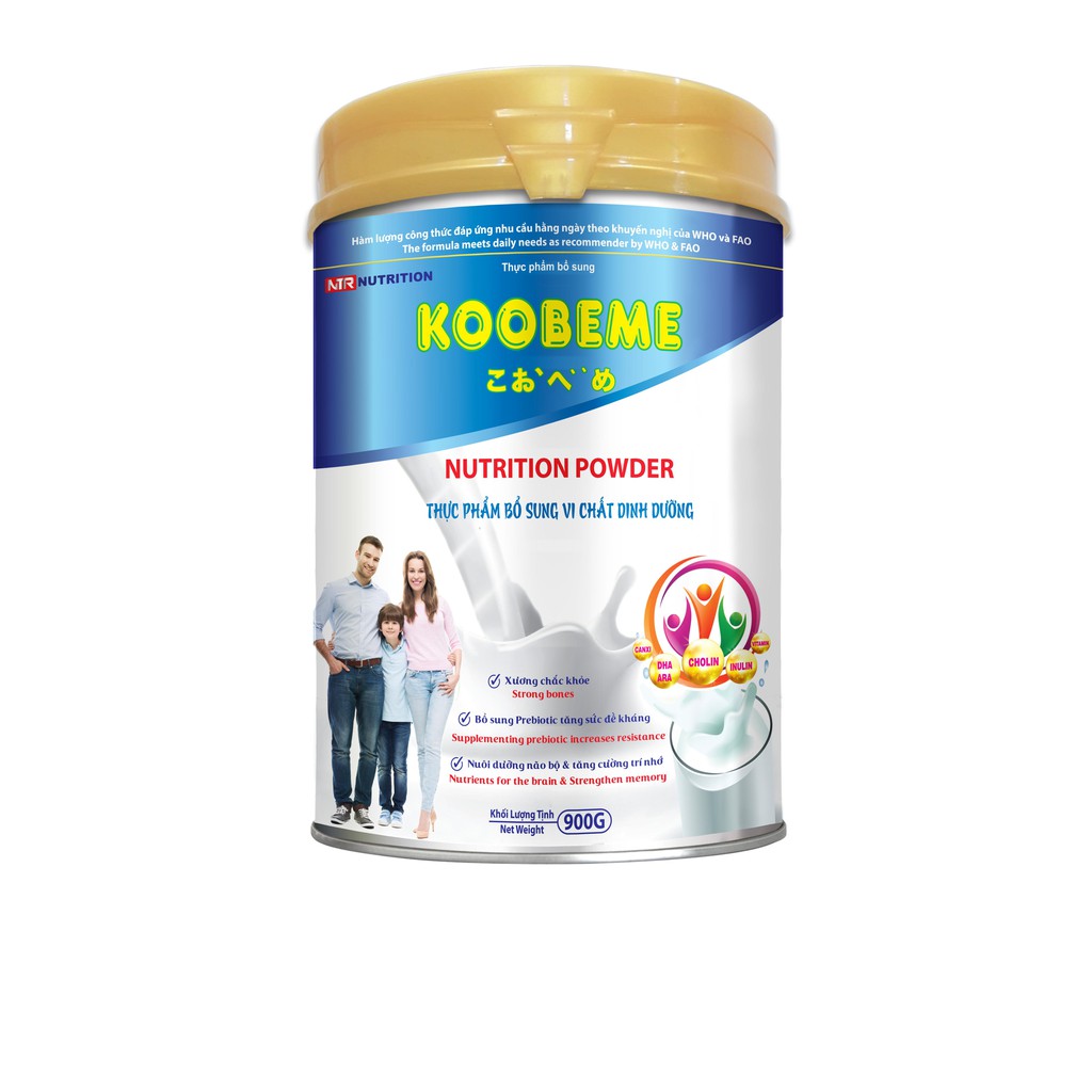 THỰC PHẨM BỔ SUNG DINH DƯỠNG KOOBEME TĂNG SỨC ĐỀ KHÁNG CHO CẢ GIA ĐÌNH
