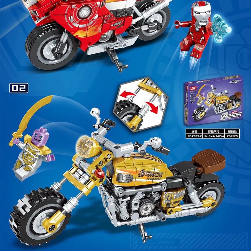 Lắp Ráp Xếp Hình Ninja Ironman Supper Herose Robot