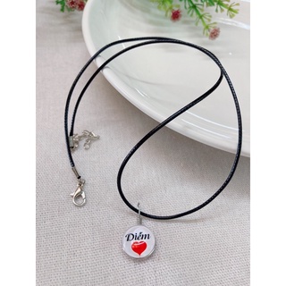 Dây chuyền in tên theo yêu cầu