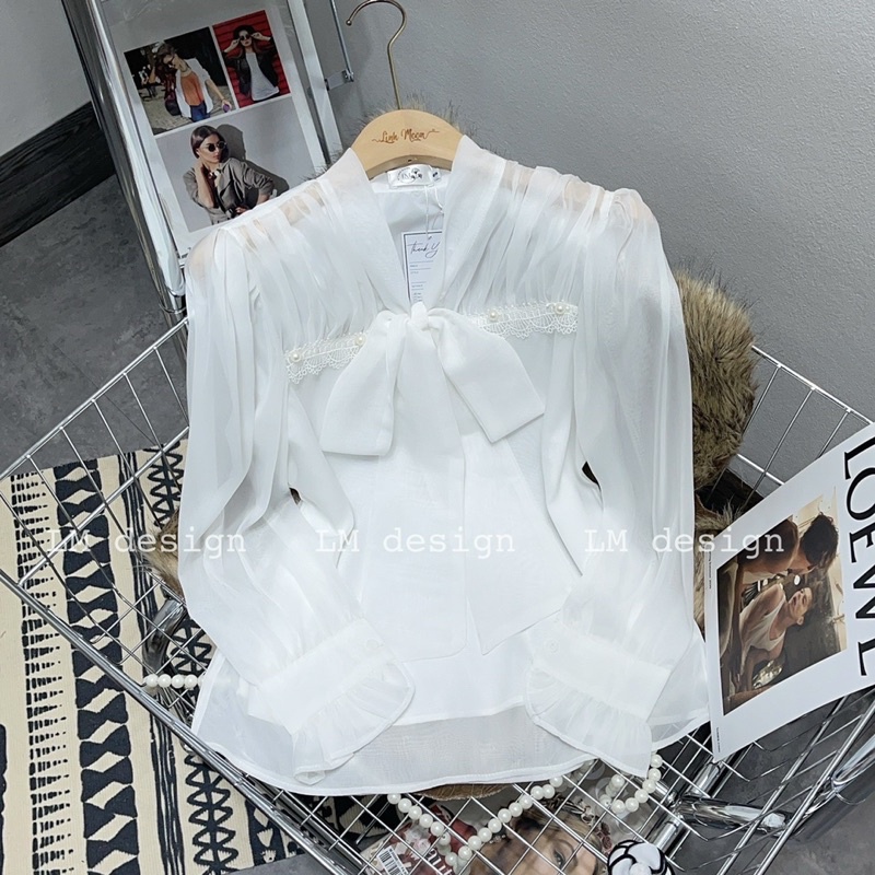 ÁO SƠ MI TƠ NƠ TO TIỂU THƯ CÓ LÓT CHẤT ĐẸP MS17818