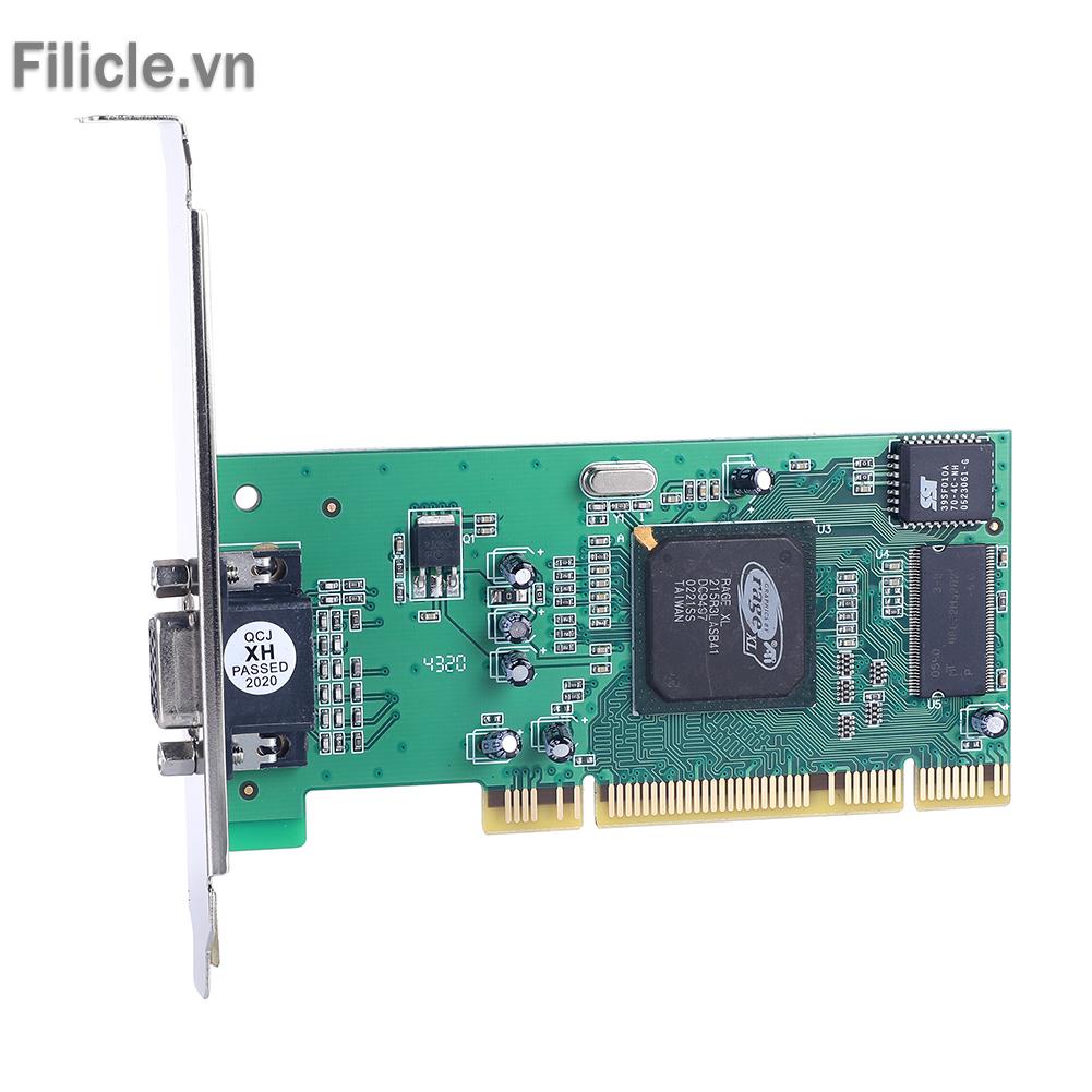 Mô đun chuyển đổi thẻ đồ họa PCI Rage XL 8MB VGA cho máy tính bàn