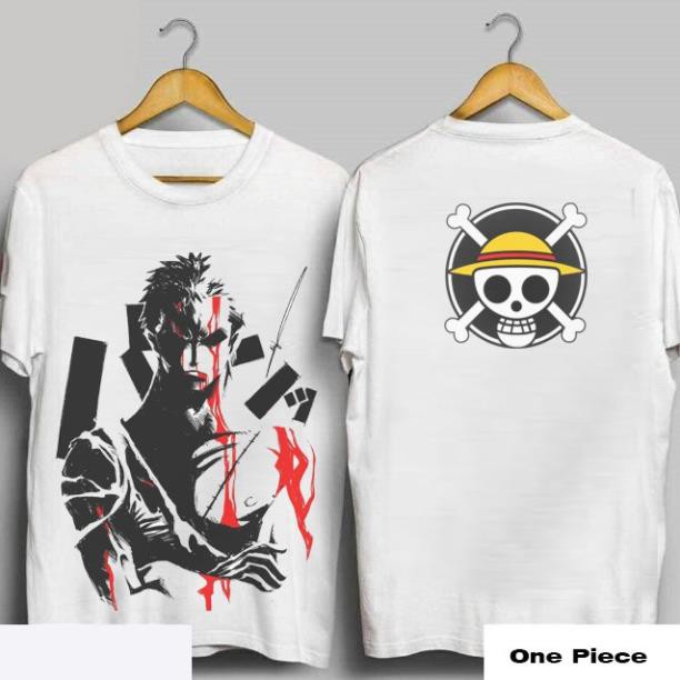 [ HOT ] Áo Thun One piece  ANZO306 | Áo Thun ZoRo | Áo One piece Zoro tay ngắn