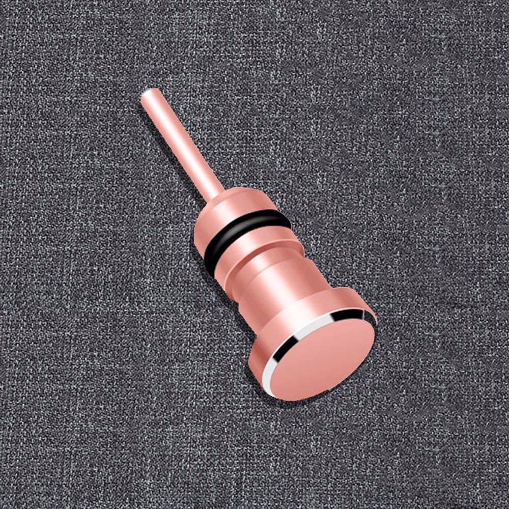 Nút Bịt Chống Bụi Khe Cắm Thẻ Sim Tai Nghe 3.5mm Bằng Kim Loại Nhiều Màu Cho Điện Thoại / Laptop