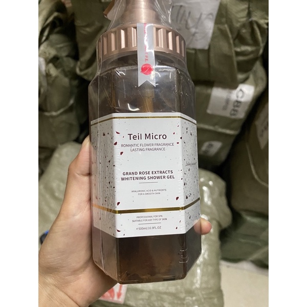 Sữa Tắm Nước Hoa Teil Micro Cánh Hoa Hồng 500ml