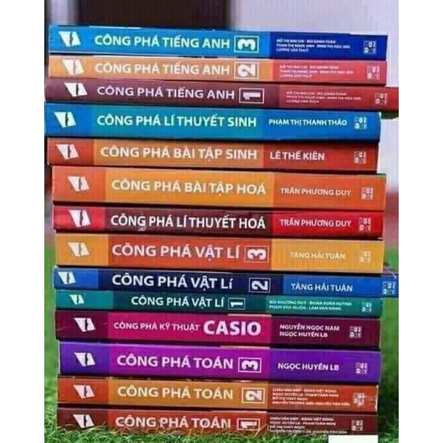 Công phá Toán Lí Hóa Sinh Anh