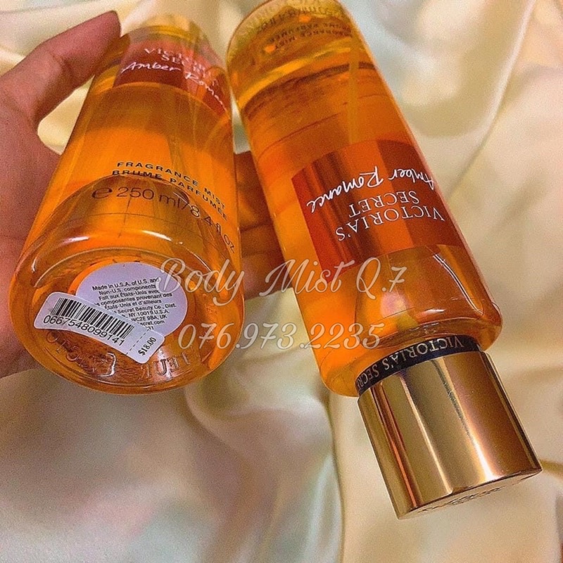 Xịt thơm body Victoria's Secret Amber Romance