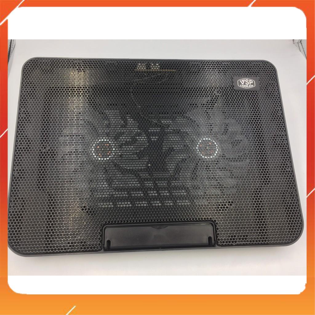 Đế tản nhiệt laptop N99 VSP có 2 fan làm mát cực mạnh,thiết kế chắc chắn,tinh tế,(màu đen).bào hành tại shop
