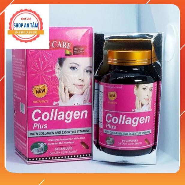 Collagen Plus (Hộp 60 viên)  Giúp tăng khả năng đàn hồi, phục hồi da lão hóa | BigBuy360 - bigbuy360.vn