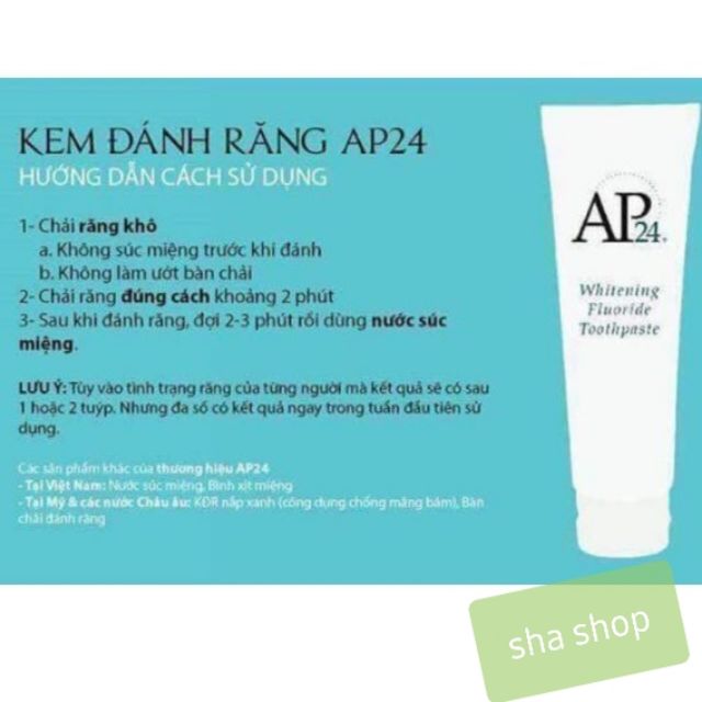 KEM ĐÁNH RĂNG AP24 USA - 110g - Date mới